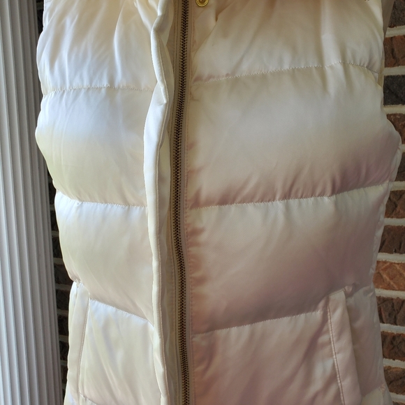 Talbots Ivory Puffer Down Filled Vest - Picture 5 of 6